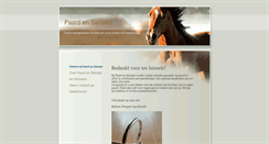 Desktop Screenshot of paardensieraad.com