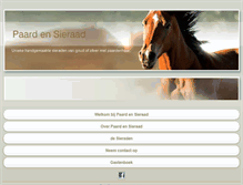Tablet Screenshot of paardensieraad.com